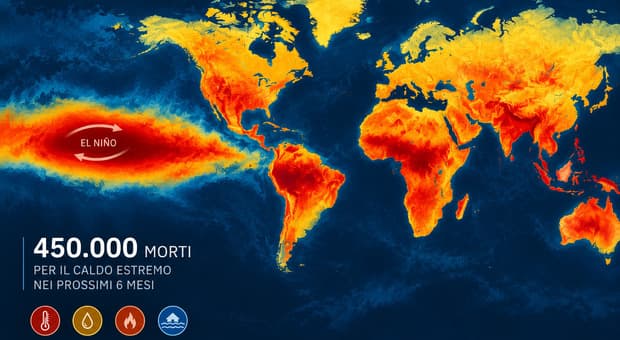  «Il super El Niño causerà 450.000 morti nei prossimi sei mesi». La previsione shock degli scienziati Usa 