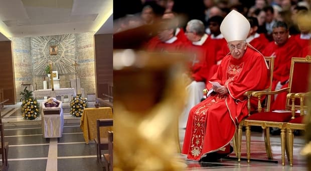  Ruini, i funerali domani a San Pietro celebrati dal Papa. Aperta la camera ardente a Roma 
