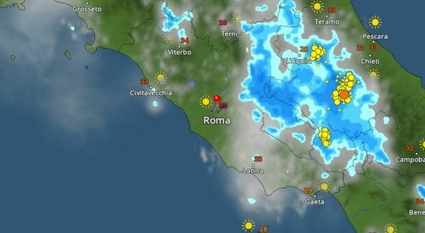  Temporale oggi a Roma, dove e quando: le previsioni meteo dei prossimi giorni 