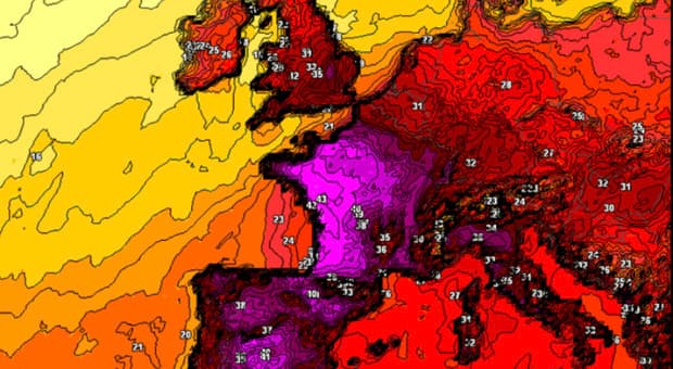  Caldo torrido in Europa: allerta rossa in Inghilterra, dieci morti in Francia per annegamento. Ecco le aree più colpite 