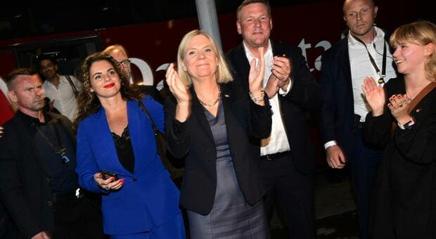  Elezioni Svezia, centrosinistra di Andersson in testa. Arretra l'ultradestra (-3,3% rispetto all'ultimo voto) 