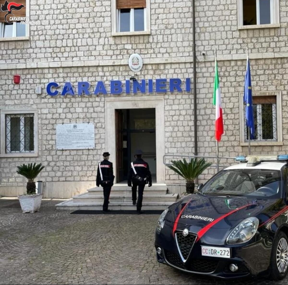 Cassino, viola il divieto di avvicinamento e tenta la fuga: arrestato