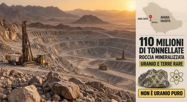  Uranio, enorme giacimento in Arabia Saudita riaccende i timori sulla corsa al nucleare 