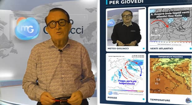  Meteo Giuliacci: «Arriva un fronte freddo dalla Scandinavia, l'Anticiclone delle Azzorre ha le ore contate». Le previsioni fino a ottobre 