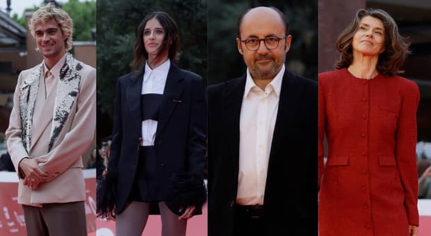  Festa del Cinema di Roma, le pagelle dei look: Lorenzo Zurzolo stravagante (8), Benedetta Porcaroli divina (10), Ma?gorzata Szumowska classica (7,5) 