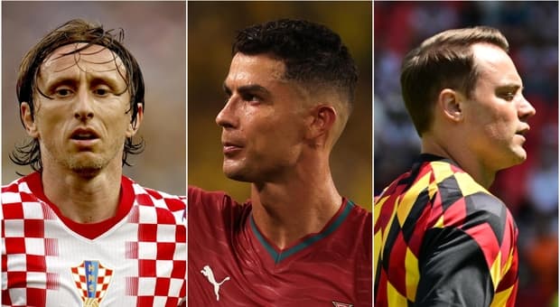  Il Mondiale dei quarantenni, da Ronaldo a Neuer passando per Modric: tutti i protagonisti senza età 