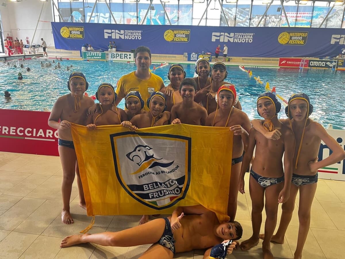 Straordinaria esperienza per la Bellator Frusino al Waterpolo Arena Festival: i ciociari chiudono tra le prime 28 d’Italia