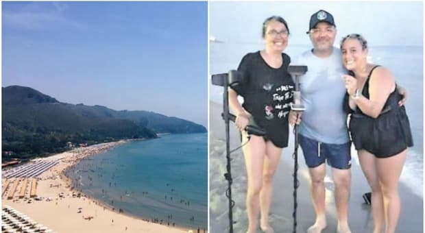  Perde la fede della madre in mare a Sperlonga, i volontari la ritrovano con il metal detector 