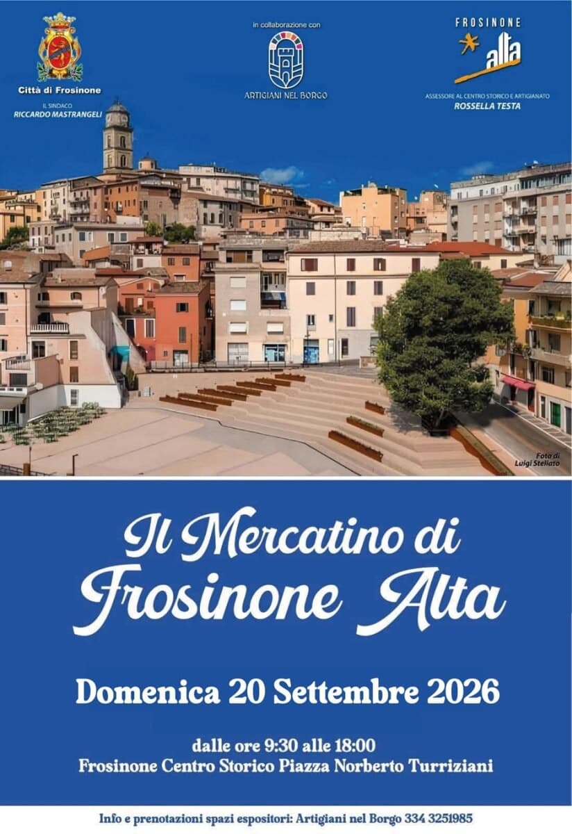 Il mercatino di Frosinone Alta