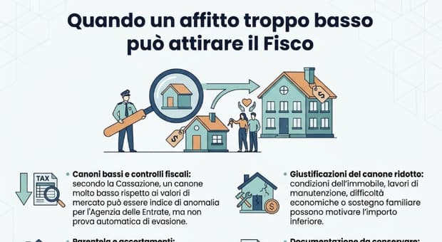  Affitto troppo basso? L'Agenzia delle Entrate può contestarlo anche se è con regolare contratto o ci sono dei parenti 