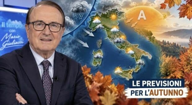  Meteo Giuliacci: «Caldo addio, le temperature crollano: giù fino a 7 gradi. Ecco dove e quando cambia tutto» 