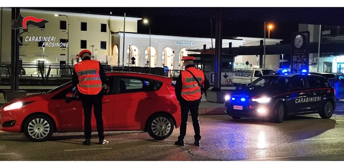 Cassino, controlli straordinari nel weekend: 95 persone identificate e 62 veicoli verificati