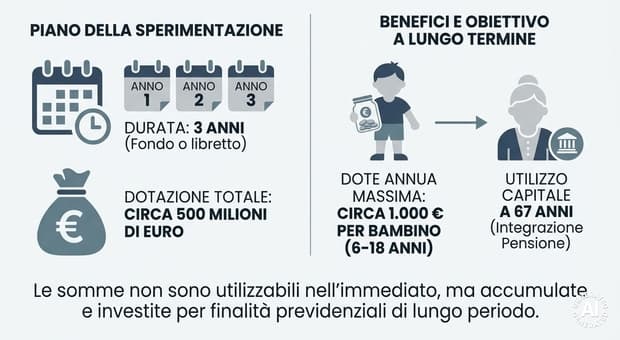  Manovra, fondo pensione per i giovani tra i 6 e i 18 anni: il progetto del governo contro l'inverno demografico 