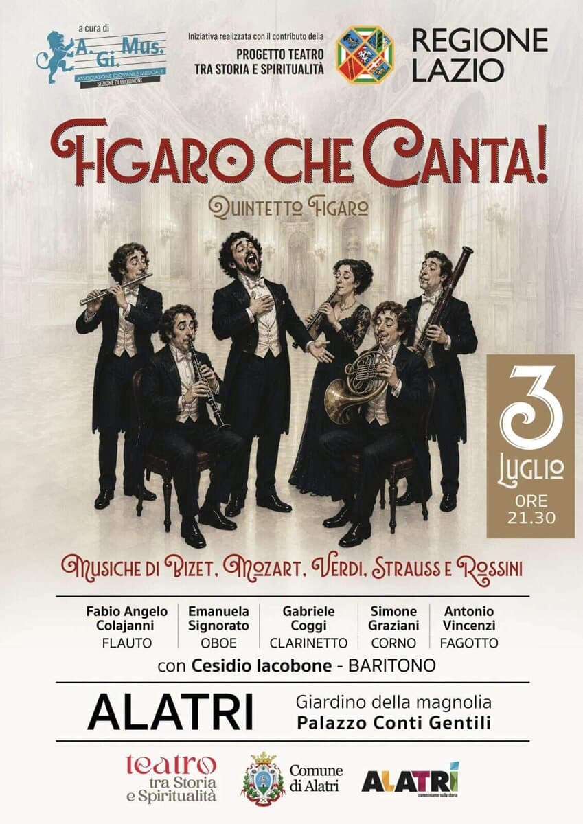 Alatri, "Figaro che canta"
