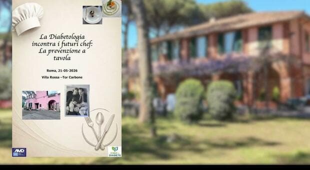  Roma, la diabetologia incontra i futuri chef: la prevenzione a tavola 