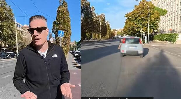  Cicalone: «Hanno provato a investirmi su viale Aventino, gridavano "Fascio, devi morire": ecco il video» 