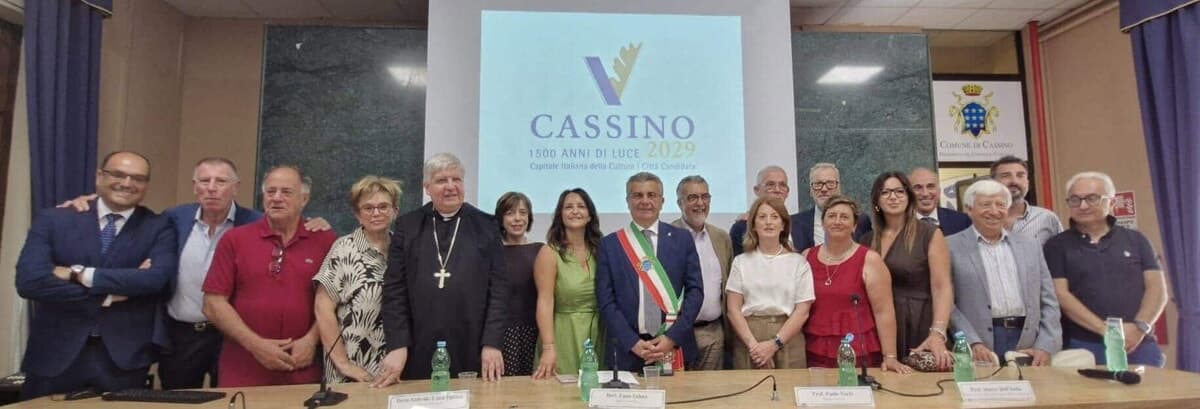 Cassino punta alla Capitale italiana della Cultura 2029: presentato il logo della candidatura