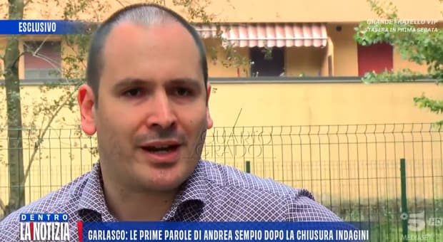  Garlasco, Sempio: «Non ci sono prove per processarmi. La scarpa? All'epoca avevo 44 e ce l'ho ancora oggi» 