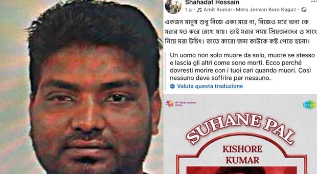 Triplice omicidio, l'ultimo post del presunto killer: «Dovresti morire con i tuoi cari così nessuno soffrirà per nessuno» 