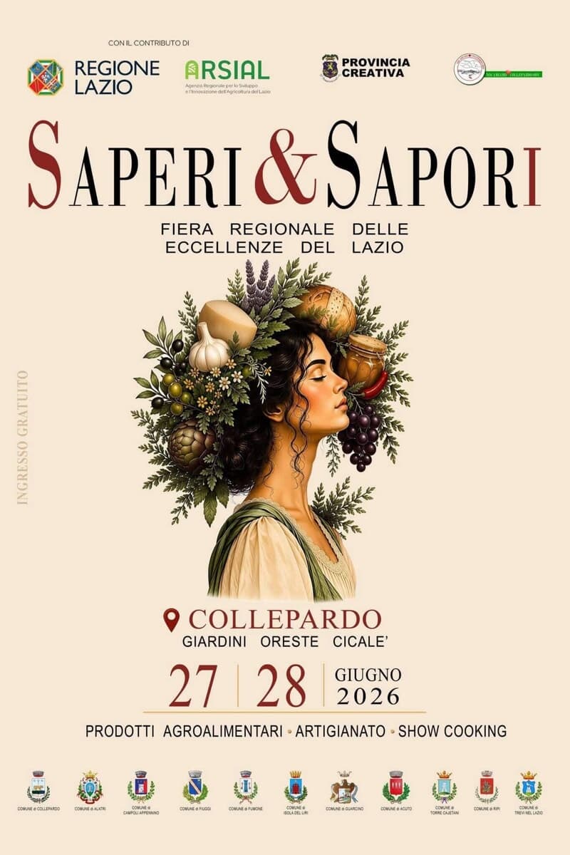 Collepardo,  “Saperi & Sapori – Fiera Regionale delle Eccellenze del Lazio”