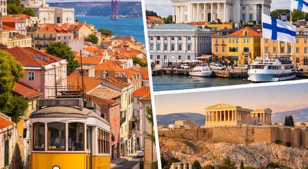  «Lisbona regina, poi Helsinki e Atene: ecco la classifica delle capitali più felici d'Europa» 