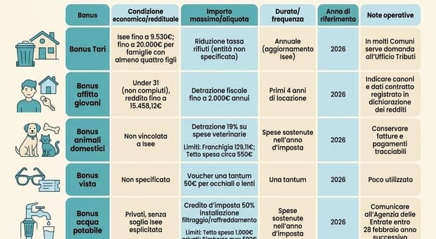  Bonus poco conosciuti, i contributi che quasi nessuno richiede e che si perdono senza domanda (o Isee aggiornato) 