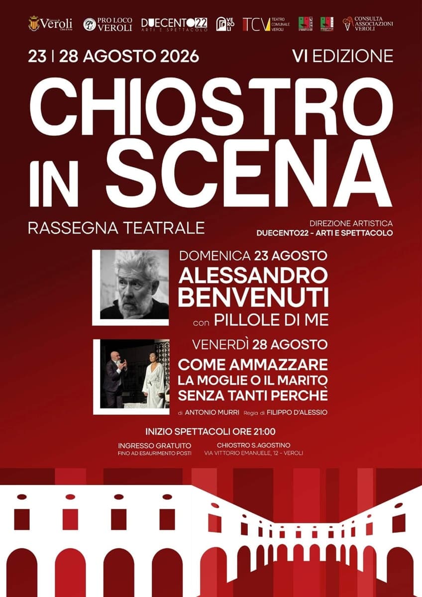 Veroli, Chiostro in scena 2026