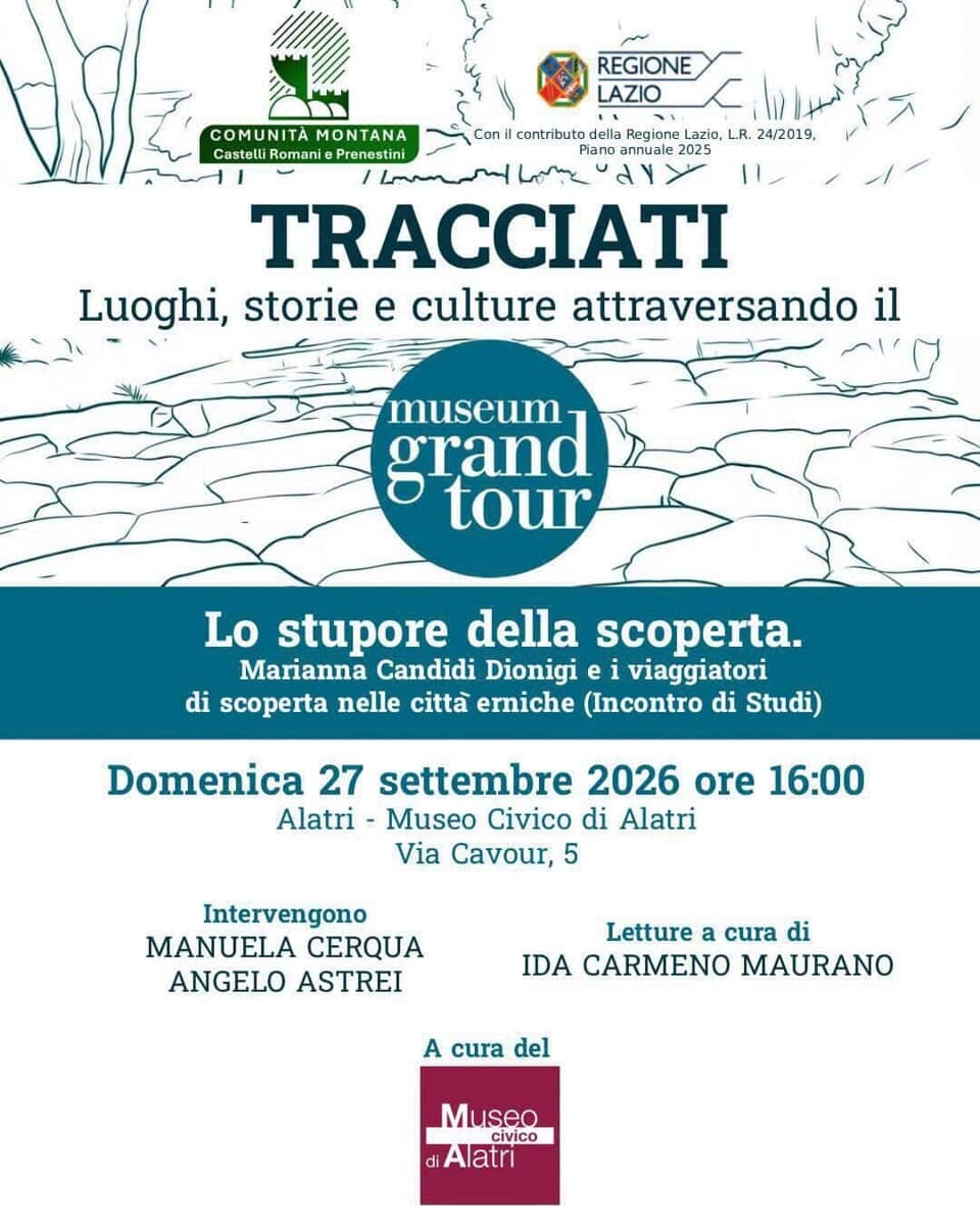 Alatri, “Lo stupore della scoperta”
