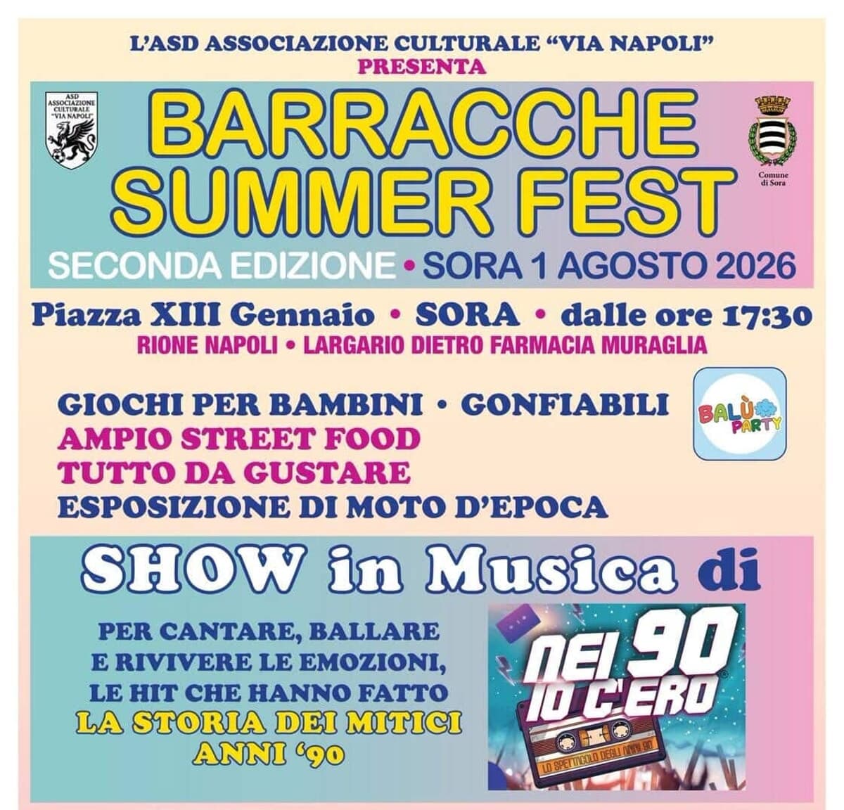 Sora, Baracche summer fest
