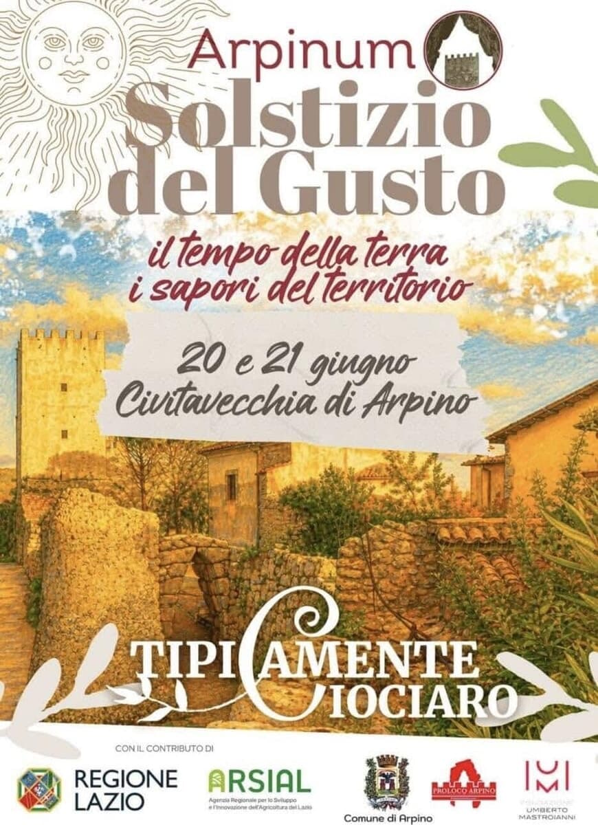 Arpino, solstizio del gusto