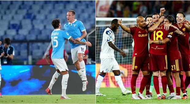  Lazio e Roma, la Capitale da primato nel calcio: non erano mai state a punteggio pieno insieme dopo tre turni 