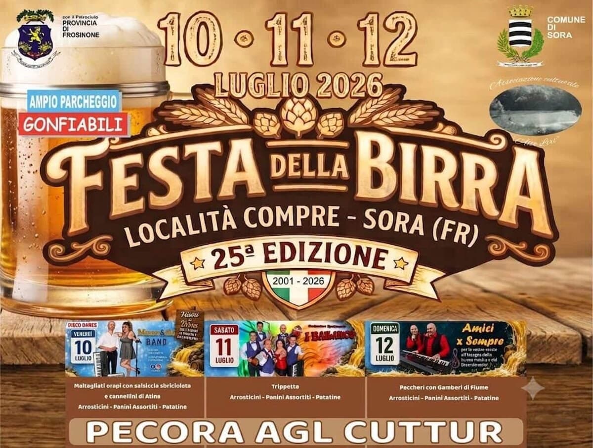 Sora, 25ª festa della birra