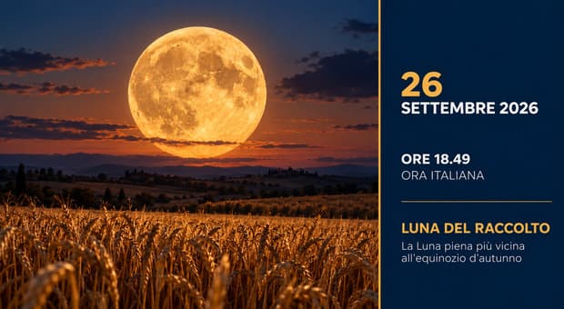  Arriva la Luna piena del Raccolto: perché si chiama così e quali segni influenzerà 