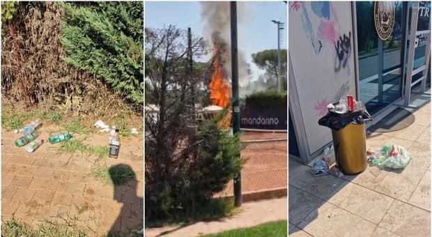  Incendio al Salaria Sport Village, paura sui campi da tennis durante l'evento della comunità etiope 