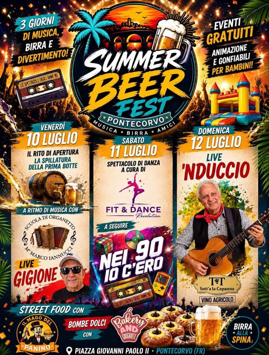 Pontecorvo, Summer beer fest 2026