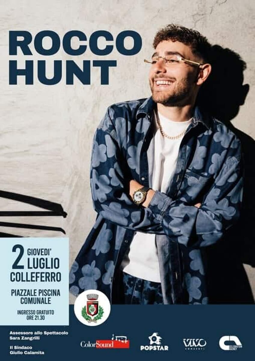 Colleferro, arriva Rocco Hunt