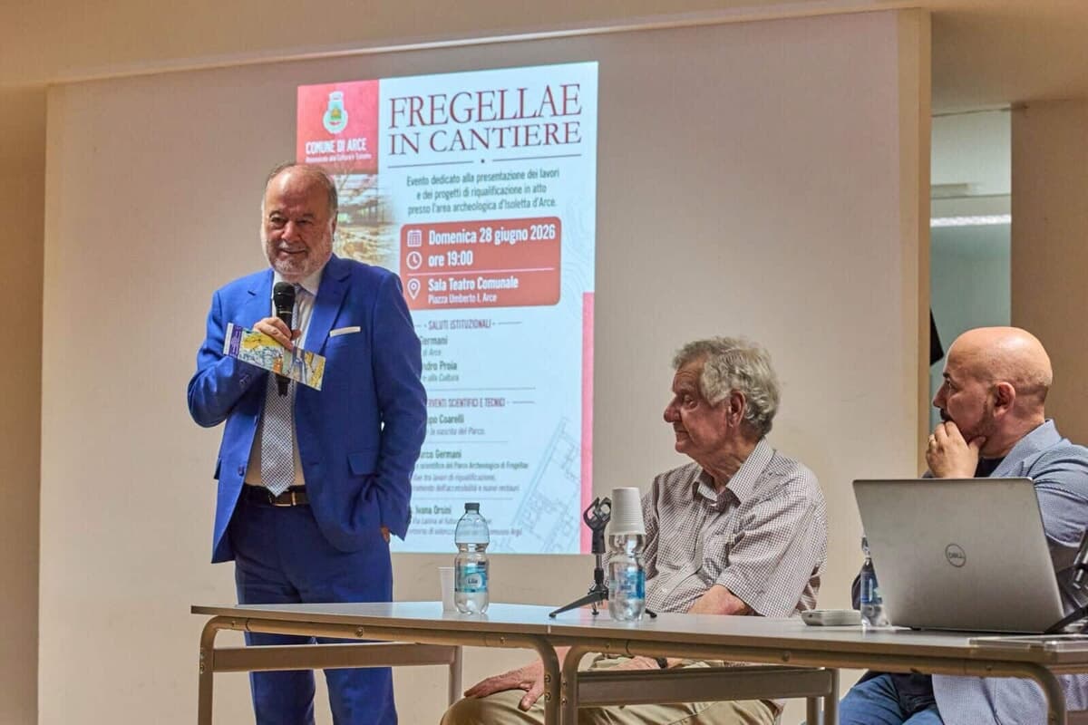"Fregellae in Cantiere": presentati ad Arce i lavori di riqualificazione del Parco Archeologico