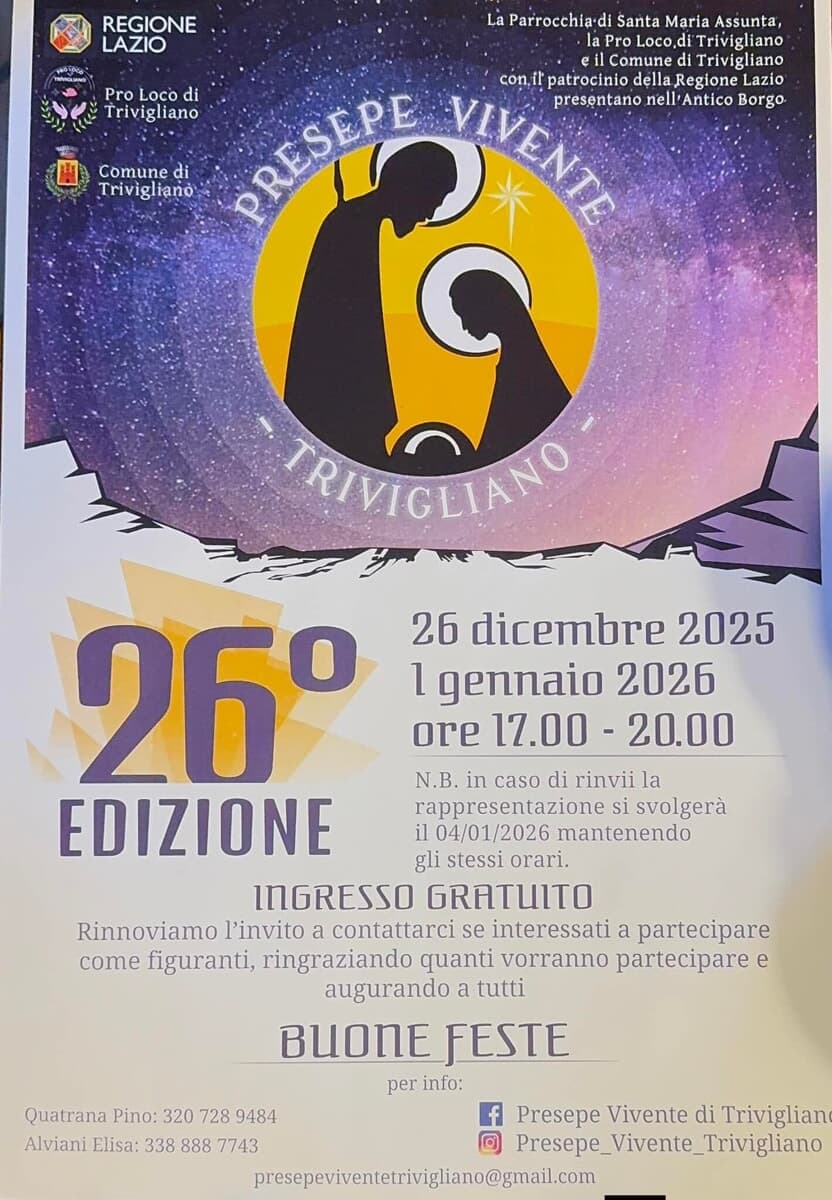 Presepe vivente di Trivigliano