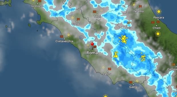  Temporali in arrivo a Roma, ecco quando e dove pioverà: le previsioni meteo 