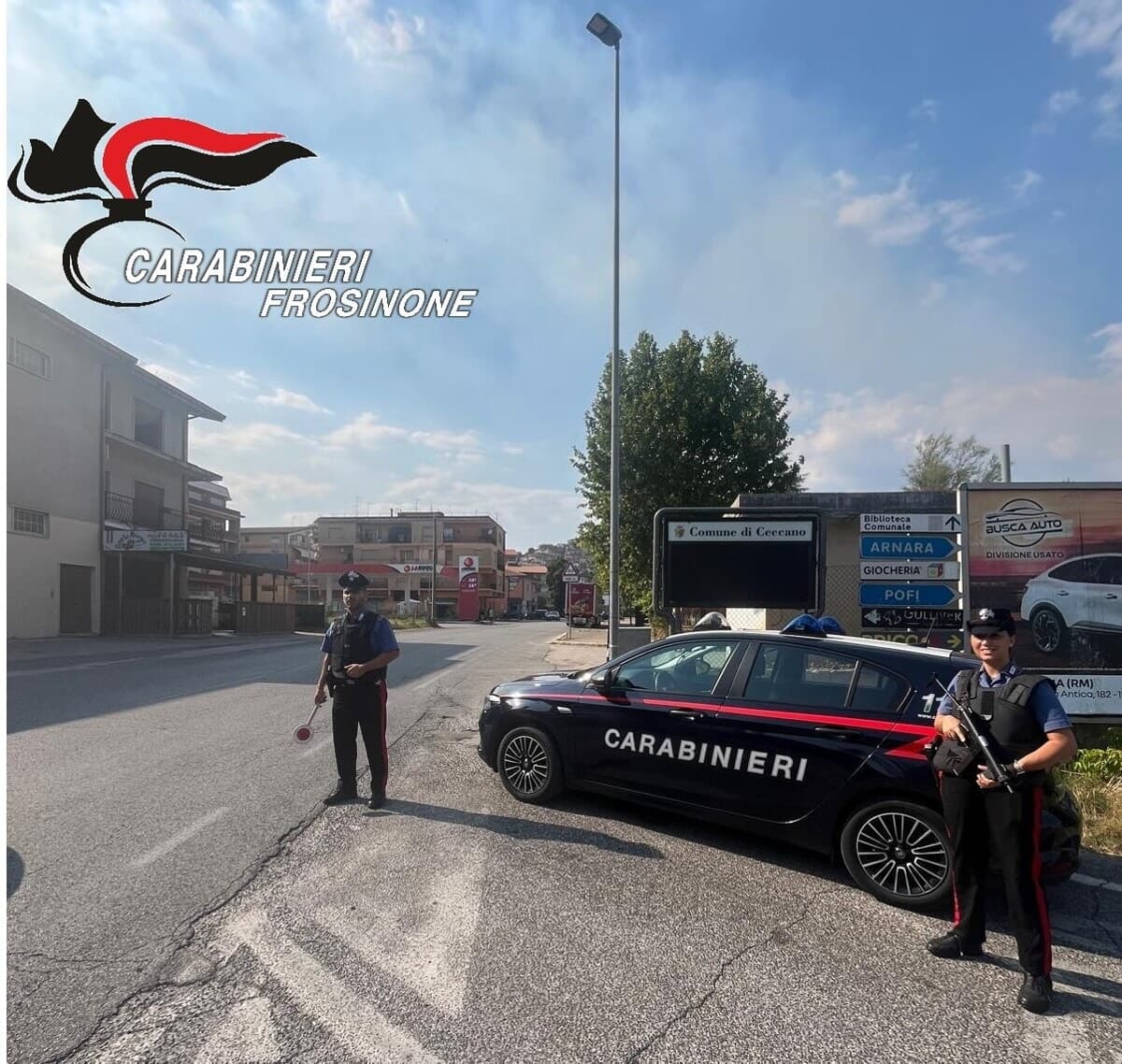 Ceccano, danneggia un bar e aggredisce i Carabinieri: fermato con Taser e spray al peperoncino