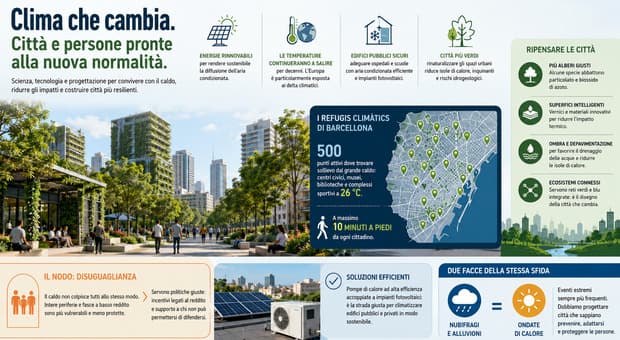  Caldo, come cambiano le città: meno auto, alberi e vernici tech per riprogettare i centri urbani 