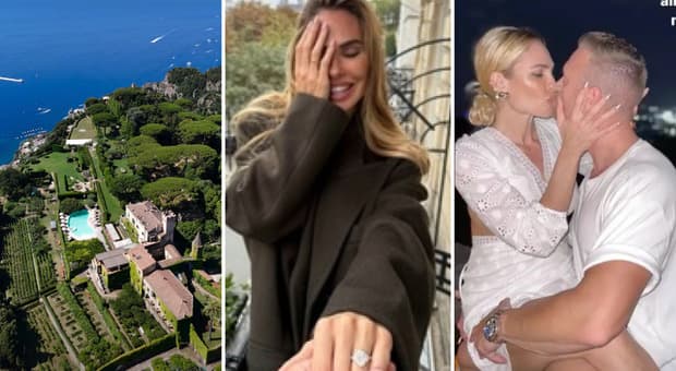  Ilary Blasi e Bastian Müller, vigilia del matrimonio a Ravello: location, invitati, rito civile e luna di miele 