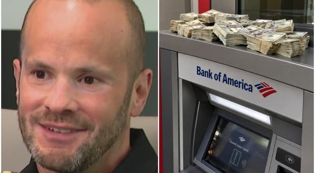  Trova 128mila dollari (contanti) su un bancomat e li riconsegna alla polizia: per l'uomo «nessuna ricompensa» 