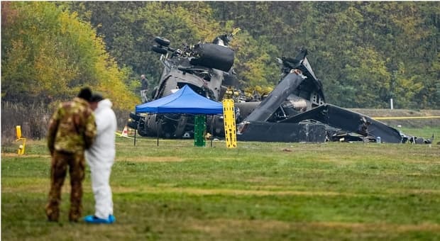  Elicottero caduto in Bosnia, ipotesi guasto meccanico: l?anomalia del rotore che ha perso subito potenza 