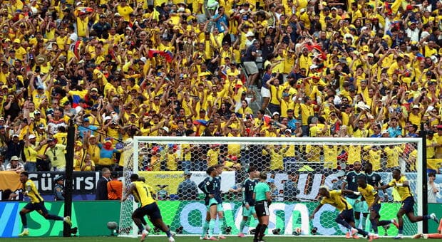  Germania-Ecuador 1-2, le pagelle: Plata (8) gol che vale i sedicesimi, Tah e Neuer (5) che errore, Angulo (7,5) 