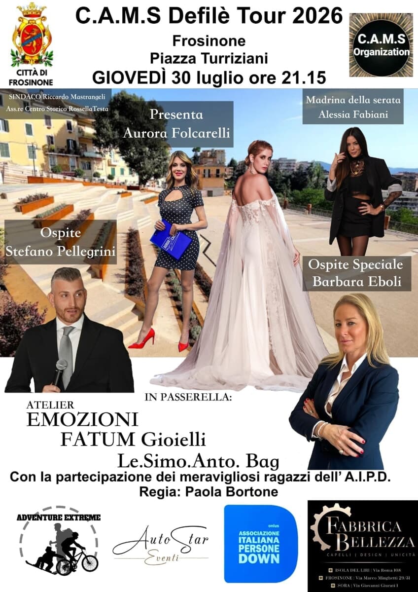 Frosinone, C.A.M.S. Défilé Tour 2026