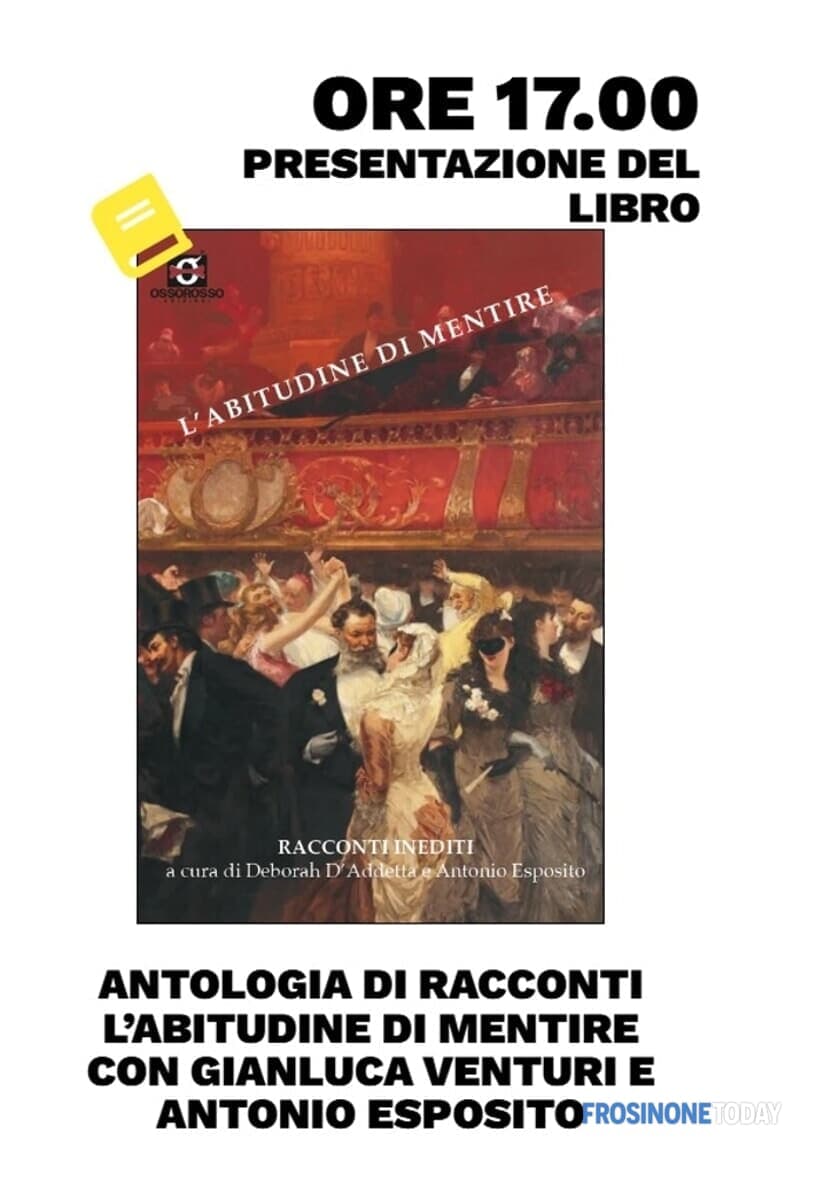 Trovautore Fiuggi: Ossorosso presenta "L'abitudine di mentire"