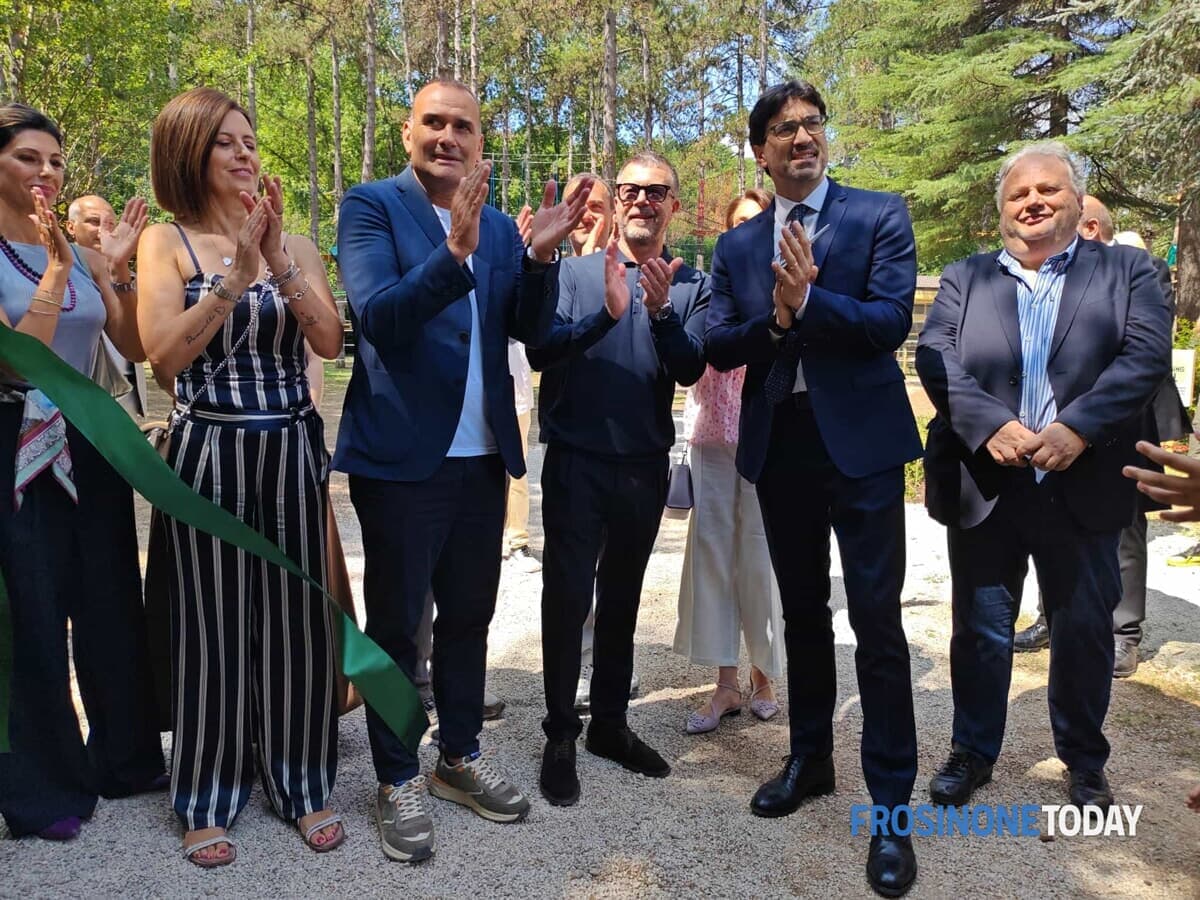 Fiuggi rilancia il turismo outdoor, inaugurato il nuovo Parco Avventura della Fonte Anticolana (Foto e video)
