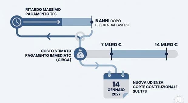  Tfs statali, rebus liquidazione dei dipendenti pubblici: la scadenza del 14 gennaio 2027 e il nodo risorse 