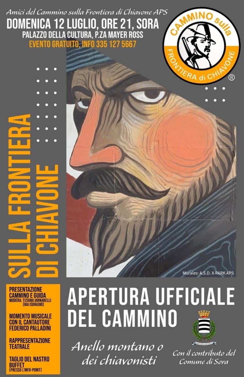 Sora, apertura ufficiale del "Cammino sulla Frontiera di Chiavone"